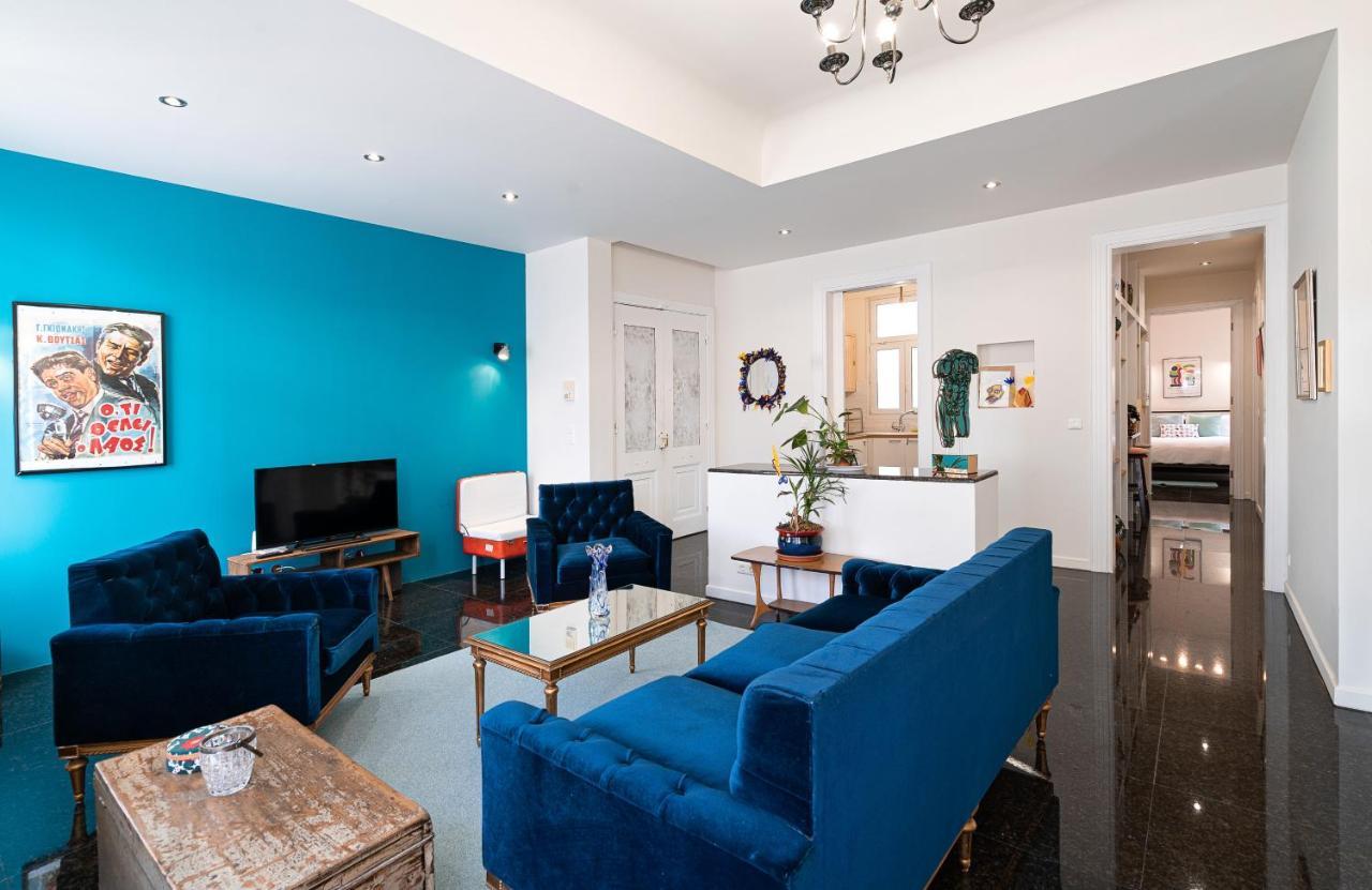 Spacious & Artistic Retro 2Bd Apt With Sauna Atene Esterno foto